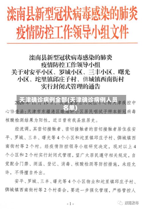 天津确诊病例全部(天津确诊病例人员名单)-第2张图片