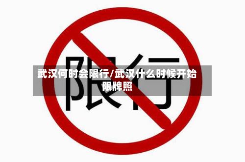 武汉何时会限行/武汉什么时候开始限牌照-第2张图片