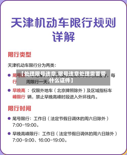 【处理限号违章,限号违章处理需要带什么证件】-第3张图片