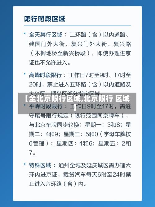 【全北京限行区域,北京限行 区域】