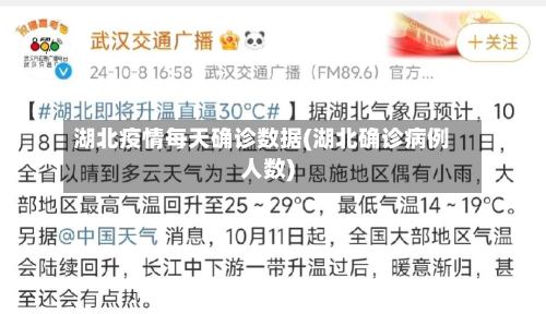 湖北疫情每天确诊数据(湖北确诊病例人数)