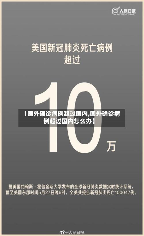 【国外确诊病例超过国内,国外确诊病例超过国内怎么办】-第3张图片