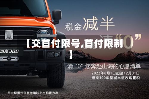 【交首付限号,首付限制】-第3张图片