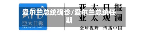 爱尔兰总统确诊/爱尔兰总统任期-第3张图片