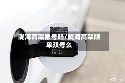 陇海高架限号吗/陇海高架限单双号么-第2张图片