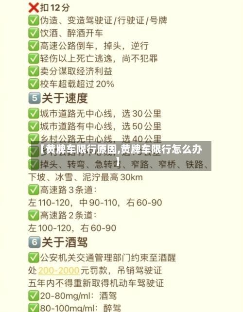 【黄牌车限行原因,黄牌车限行怎么办】-第3张图片