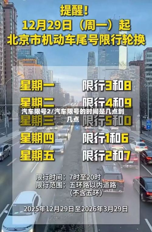 汽车限号2/汽车限号的时间是几点到几点-第3张图片