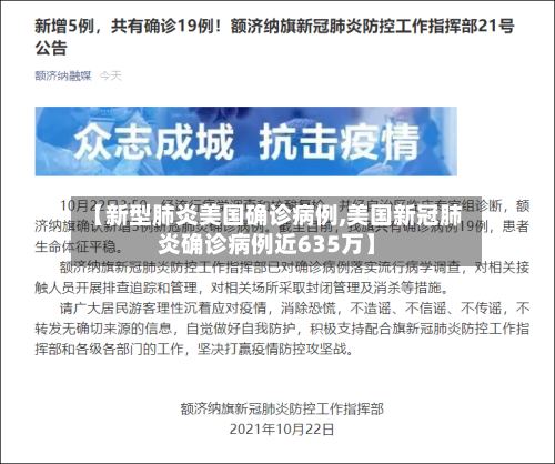 【新型肺炎美国确诊病例,美国新冠肺炎确诊病例近635万】-第2张图片