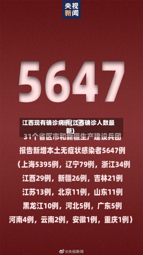 江西现有确诊病例(江西确诊人数最新)
