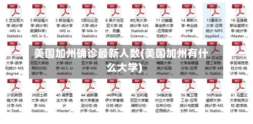 美国加州确诊最新人数(美国加州有什么大学)-第2张图片