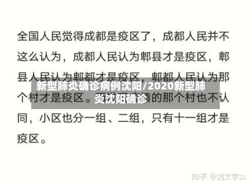 新型肺炎确诊病例沈阳/2020新型肺炎沈阳确诊-第2张图片