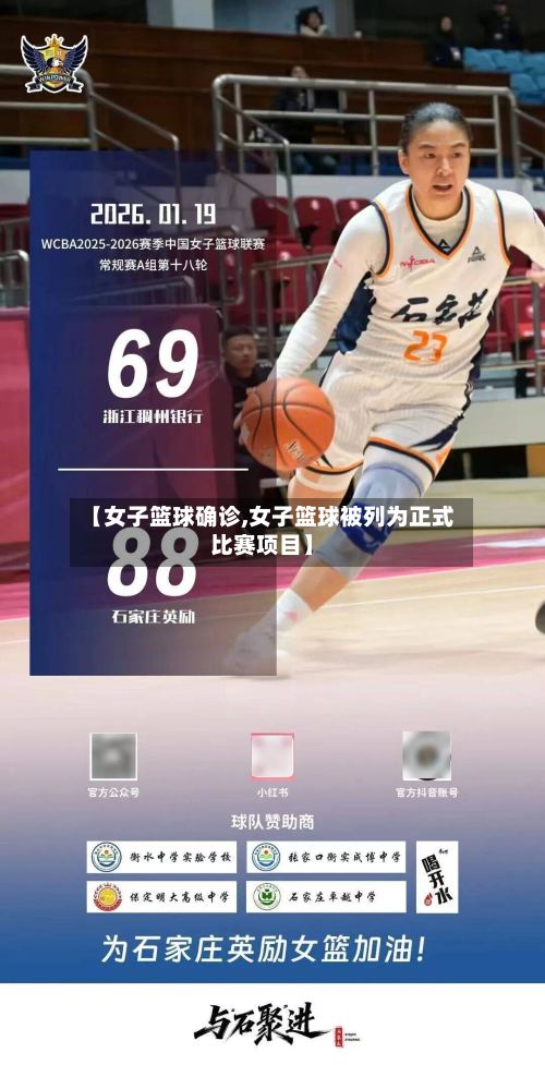 【女子篮球确诊,女子篮球被列为正式比赛项目】