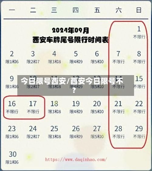 今日限号西安/西安今日限号不?-第2张图片