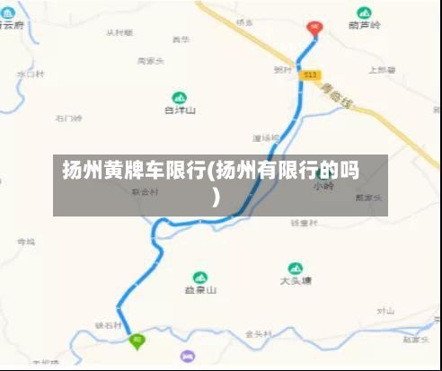 扬州黄牌车限行(扬州有限行的吗)-第3张图片