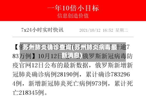 苏州肺炎确诊查询(苏州肺炎病毒最新消息)-第3张图片