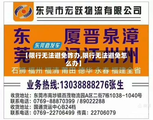 【限行无法避免咋办,限行无法避免怎么办】
