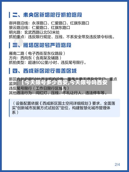 【今天限号多少西安,今天限号吗西安】-第2张图片