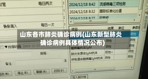山东各市肺炎确诊病例(山东新型肺炎确诊病例具体情况公布)