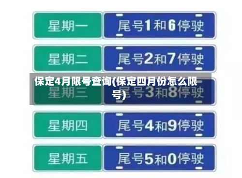 保定4月限号查询(保定四月份怎么限号)