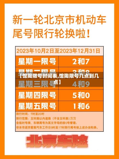 【馆陶限号时间表,馆陶限号几点到几点】-第3张图片